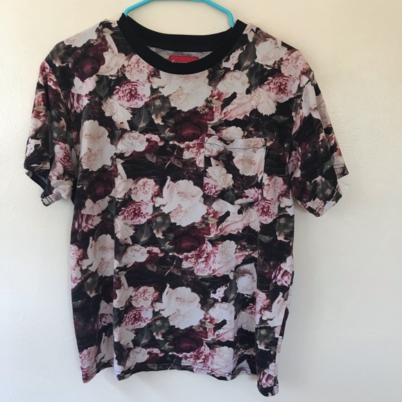 supreme floral t shirt